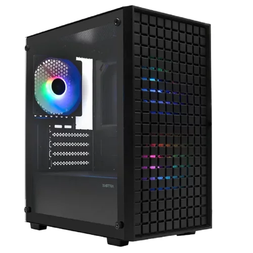 XASTRA Корпус A306M 3FRGB Black mATX/Mesh/ tempered glass / 3x 120mm FC120 FRGB fans/ A306M-3FC12F фото 2