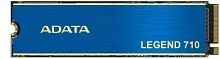 Твердотельный накопитель/ ADATA SSD LEGEND 710, 2048GB, M.2(22x80mm), NVMe 1.4, PCIe 3.0 x4, 3D NAND, R/W 2400/1800MB/s, IOPs 200 000/150 000, TBW 520, DWPD 0.23, with Heat Sink (3 года) (ALEG-710-2TCS)