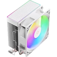 Кулер для процессора/ CPU Cooler Ocypus Gamma A20 WH ARGB (110W, 3-pin, 122.5mm, Al/ Cu, 2x6mm, ARGB, 1x92mm, 32CFM, 21dBA, 1900RPM, S: 1851/ 1700/ 1200/ 115X, AM5/ AM4, white) (GAMMA-A20-WH1AAWN00F-GL)