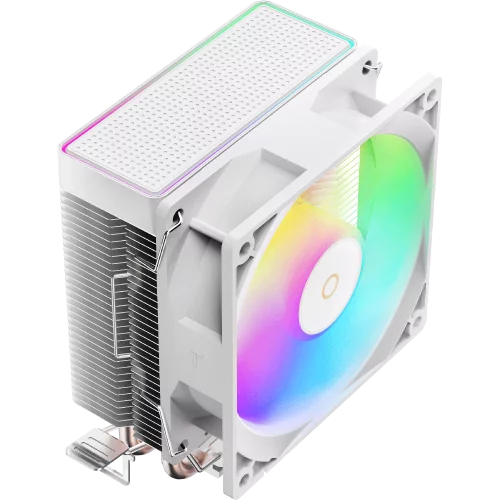 Кулер для процессора/ CPU Cooler Ocypus Gamma A20 WH ARGB (110W, 3-pin, 122.5mm, Al/ Cu, 2x6mm, ARGB, 1x92mm, 32CFM, 21dBA, 1900RPM, S: 1851/ 1700/ 1200/ 115X, AM5/ AM4, white) (GAMMA-A20-WH1AAWN00F-GL)