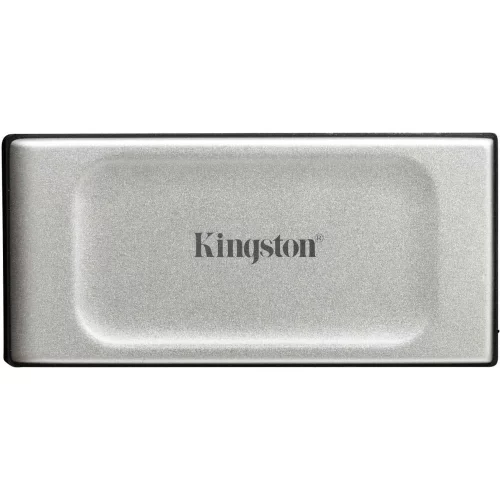 Твердотельный накопитель/ Kingston External SSD XS2000, 1000GB, Type-C, USB 3.2 Gen 2x2, R/W 2000/2000MB/s, IP55, 70x33x14mm, Silver (12 мес) (SXS2000/1000G) фото 3