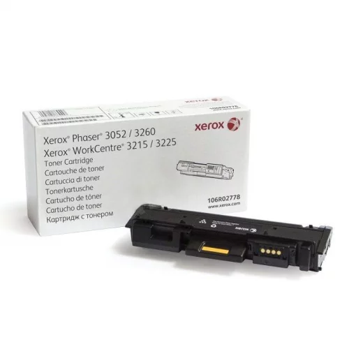 Тонер-картридж Xerox 106R02778, черный, 3000 страниц, для Phaser 3052/ 3260/ WC 3215/ 3225 (106R02778)