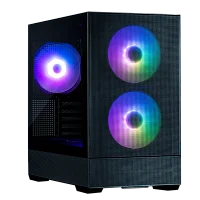 ZALMAN P30 AIR, MATX, BLACK, WINDOW, 2xCombo (3.5" or 2.5"), 3x2.5", 1xUSB TYPE-C, 1xUSB3.0, FRONT 2x140mm ARGB, REAR 1x140mm ARGB (P30 AIR BLACK)