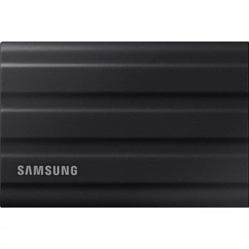 Внешние HDD и SSD/ Samsung External SSD T7 Shield, 1TB, Type C-to-C/A, USB 3.2 Gen2, R/W 1050/1000MB/s, IP65, 88x59x13mm, 98g, Black (12 мес.) (MU-PE1T0S/WW)