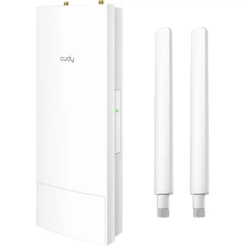 Точка доступа/ AX3000 High Power WiFi 6 Gigabit Outdoor Access Point, 2402Mbps at 5GHz + 574Mbps at 2.4GHz, 1 x Gigabit RJ45, 2 Detachable Antennas, 802.3at/802.3af PoE or 48V passive PoE, IP65 Waterproof, lightning protect (AP3000 OUTDOOR) фото 5