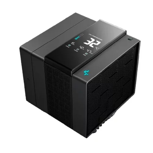 DEEPCOOL ASSASSIN IV VC VISION LGA20XX/ 1700/ 1200/ 115X/ AM5/ AM4 (6шт/ кор,TDP 300W, PWM, DUAL FAN 140mm + 120mm, DUAL Heatsink, 7 Heatpipe, Copper Base) RET