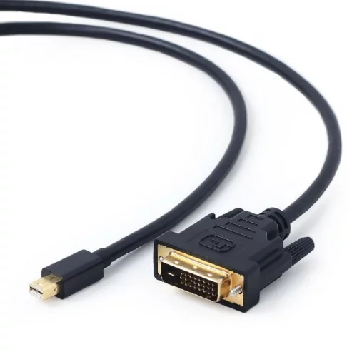 Cablexpert Кабель mDP-DVI, 20M/ 25M, 1.8м, черный, позол.разъемы, пакет (CC-mDPM-DVIM-6)