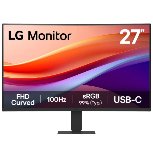 Монитор LG 27 27U421A-B черный VA LED 5ms 16:9 HDMI M/ M матовая 3000:1 250cd 178гр/ 178гр 1920x1080 100Hz FHD USB 3.72кг (27U421A-B.ARUQ)
