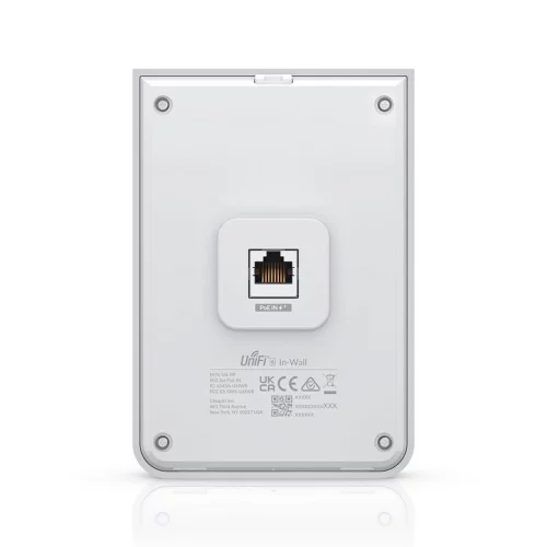 UniFi 6 AP In-Wall Точка доступа 2,4+5 ГГц, Wi-Fi 6, 4х4 MU-MIMO, 5х 1G RJ45 (U6-IW) фото 4