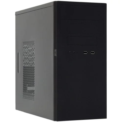 Корпус Minitower PowerMan ES-725BK (ES725BK/6184448) (ES725BK/6184448) *Корпус Minitower PowerMan ES-725BK MicroATX PM-450ATX IN-WIN (ES725BK/6184448)
