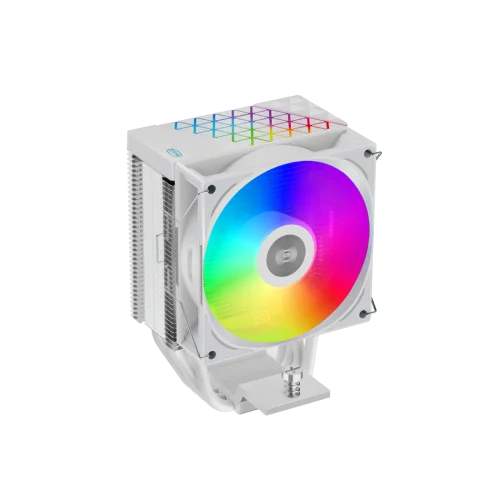 Кулер для процессора/ CPU Cooler PCCooler R400 ARGB WH (180W, 4-pin PWM, 133mm, Al/Cu, 4x6mm, ARGB, 1x92mm, 40.94CFM, 30dBA, 2200RPM, S: 1851/1700/1200/115X, AM5/AM4, white) фото 3
