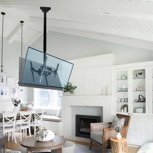 Кронштейн для телевизора Arm Media LCD-1750 черный 26-65 макс.90кг потолочный поворот и наклон (10175) фото 12