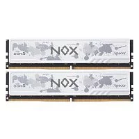 Модуль памяти Apacer 32GB DDR5 6400 DIMM OC NOX White w/ HS, kit 2x16GB CL32, 1.4V (AH5U32G64C552MWAA-2)