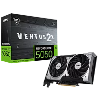 Видеокарта MSI RTX5050 VENTUS 2X 8GB GDDR6 128bit 3xDP HDMI 2FAN RTL (RTX 5050 8G VENTUS 2X)