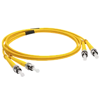Патч-корд оптический TWT, PVC, дуплексный, ST/ UPC-ST/ UPC, SM OS2, 3.0 м (TWT-2ST-2ST/SU-3.0)