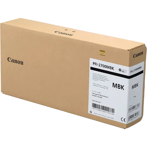 Картридж 5287C001 - Canon PFI-2700 mbk 700ml для GP-4600/ GP-4600S/ GP-6600/ GP-6600S