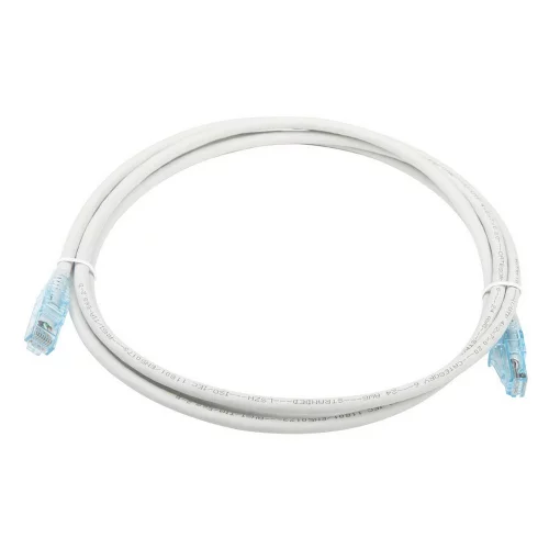 Hyperline PC-LPM-UTP-RJ45-RJ45-C6-2M-LSZH-GY Патч-корд U/ UTP, Cat.6 (100% Fluke Component Tested), LSZH, 2 м, серый