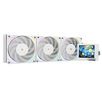 Система водяного охлаждения Thermalright Mjolnir Vision 360 ARGB Soc-AM5/ AM4/ 1151/ 1200/ 2066/ 2011/ 1700 белый 4-pin 27dB Al LCD Ret (M-VISION-360-WH-ARGB)