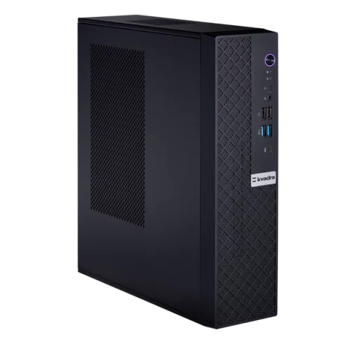 Компьютер KVADRA TAU SFF, Core i3-12100, 16GB DDR4 3200 (1x16GB), SSD 512Gb, Intel Internal Graphics,WiFi/ BT, noDVD, wired keyboard & mouse, Black, noOS, 1Y Wty, МПТ (Y20SYSCAS201R_D106B8)
