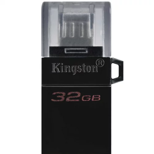 Флеш накопитель Kingston 32GB DataTraveler microDuo 3 G2 USB Type-A/Micro-USB 3.2 Gen 1 Black (DTDUO3G2/32GB) фото 2