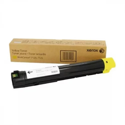 Тонер-картридж Hi-Black (HB-006R01462) желтый 15000 страниц для Xerox WC 7120/ 7125/ 7220/ 7225 (220095983)