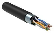 Кабель информационный ITK Generica BC3-C5E04-339-305-G кат.5E F/ UTP 4X2X24AWG LDPE внешний 305м черный