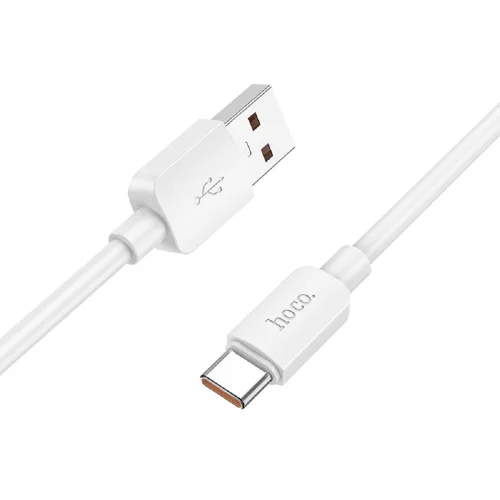 HOCO Кабель USB2.0 Hoco AM/ Type-C, 6A, X96, 1м, белый, коробка (HC-99111)