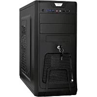 Exegate EX283214RUS Корпус Miditower ExeGate CP-603UB Black, ATX, , 2*USB+2*USB3.0, Audio, замок блокировки кнопки питания