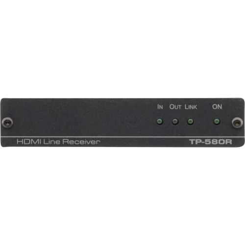 Приемник HDMI, RS-232 и ИК по витой паре HDBaseT; до 70 м, поддержка 4К60 4:2:0/ 4K60 4:2:0 HDMI HDCP 2.2 Receiver with RS–232 & IR over Long–Reach HDBaseT (TP-580R)