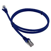 Патч-корд Lanmaster 1 м синий (LAN-PC45/ S6-1.0-BL) (LAN-PC45/S6-1.0-BL)