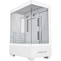 Powercase Vision Micro M, Tempered Glass, белый, mATX (CVMMW-L0)