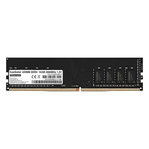 Exegate EX288046RUS Модуль памяти ExeGate HiPower DIMM DDR4 16GB 2666MHz