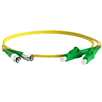 Кабельная сборка Hyperline FC-D2-9-FC/ AR-LC/ AR-H-2M-LSZH-YL Патч-корд волоконно-оптический (шнур) SM 9/ 125 (OS2), FC/ APC-LC/ APC, 2.0 мм, duplex, LSZH, 2м (FC-D2-9-FC/AR-LC/AR-H-2M-LSZH-YL)