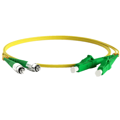 Кабельная сборка Hyperline FC-D2-9-FC/ AR-LC/ AR-H-2M-LSZH-YL Патч-корд волоконно-оптический (шнур) SM 9/ 125 (OS2), FC/ APC-LC/ APC, 2.0 мм, duplex, LSZH, 2м (FC-D2-9-FC/AR-LC/AR-H-2M-LSZH-YL)