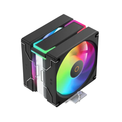 Кулер для процессора Ocypus Delta A40 SE BK Dual Fan ARGB, 2x120mm ARGB FAN, Top ARGB Panel, 4 HEAT PIPES, 4-PIN PWM, 800-1800 RPM, 31DBA, HYDRO BEARING, LGA115X/1200/1700/18XX, AM4/AM5