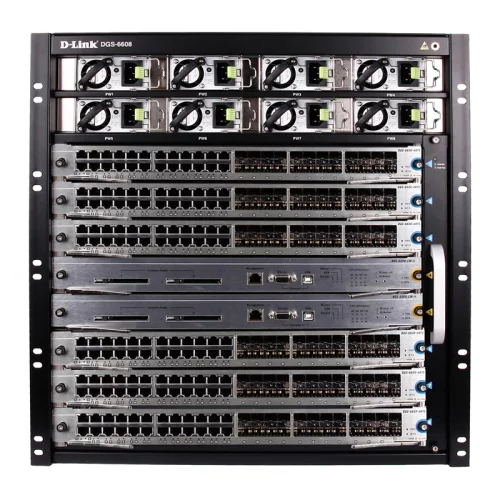 Сетевой коммутатор/ L3 Switch Base Unit Chassis 8 slots, Control Module, Power supply, Fan module, Dust filter (DGS-6608-SK/A1A)