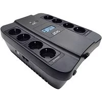 ИБП SPD-900U LCD, линейно-интерактивный, цифровой дисплей, 900 ВA, 540 Вт, 4 евророзетки с резервным питанием, 4 евророзетки с фильтрацией, (SPD-900U LCD USB)