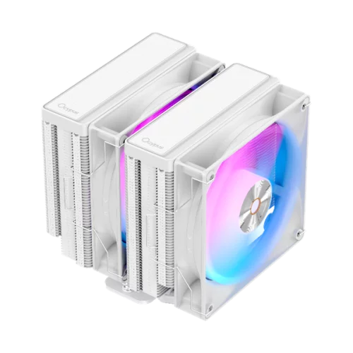 Кулер для процессора Ocypus Delta A62 WH ARGB, 2x120mm ARGB FAN, Top Panel, 6 HEAT PIPES, 4-PIN PWM, 500-2000 RPM, 29DBA, HYDRO BEARING, LGA115X/1200/1700/18XX, AM4/AM5