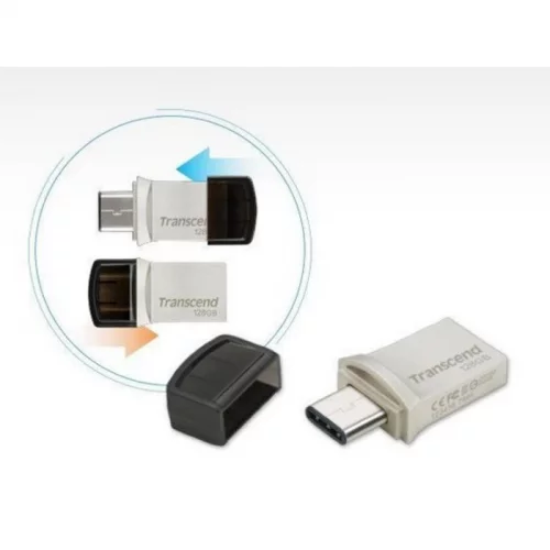 Флеш-накопитель/ Transcend 128GB JetFlash 890 USB 3.1 OTG фото 4