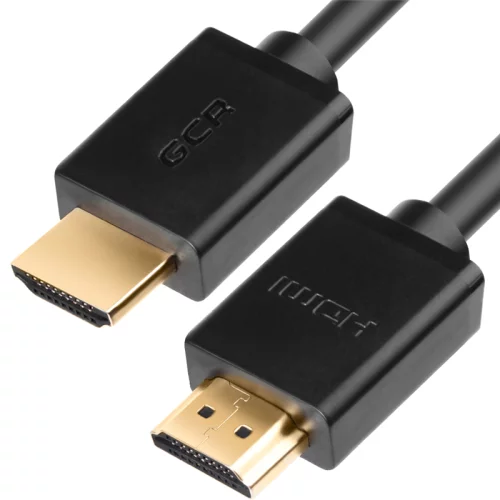 GCR Кабель 5.0m HDMI версия 1.4, черный, OD7.3mm, 30/30 AWG, позолоченные контакты, Ethernet 10.2 Гбит/с, 3D, 4K, GCR-HM410-5.0m, экран