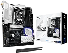материнская плата ASROCK Z890 PRO RS WIFI, LGA1851, Z890, 4*DDR5, 4*SATA, 4*M.2, 3*USB 3.2, 4*USB 2.0, 2*Type-C, 1*PCIx16, 2*PCIx4, 1*M.2 (Key E), HDMI+DP, ATX