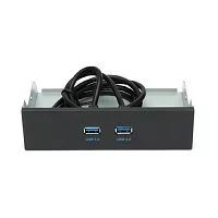 Gembird Планка USB 3.0 на переднюю панель 5.25", 2 порта USB (FP5.25-USB3-2A)