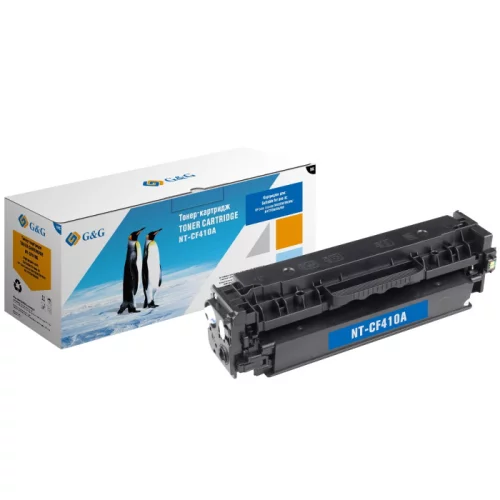 Тонер-картридж G&G NT-CF410A черный 2300 страниц для НР LaserJet Color M452 dn/ dw/ nw M477 fdn/ fdw/ fnw