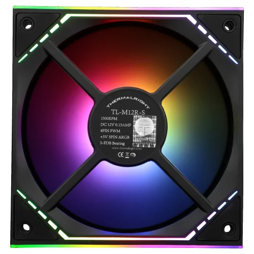 Thermalright Вентилятор TL-M12R-S / Reverse / ARGB / 120mm PWM / TRTLM12RS фото 2