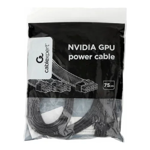 Cablexpert Кабель питания PCIe PCIe 12pin(M) / 2xPCIe 8pin(6+2)(M), медь, 75см, пакет (CC-PSU-2812) фото 3