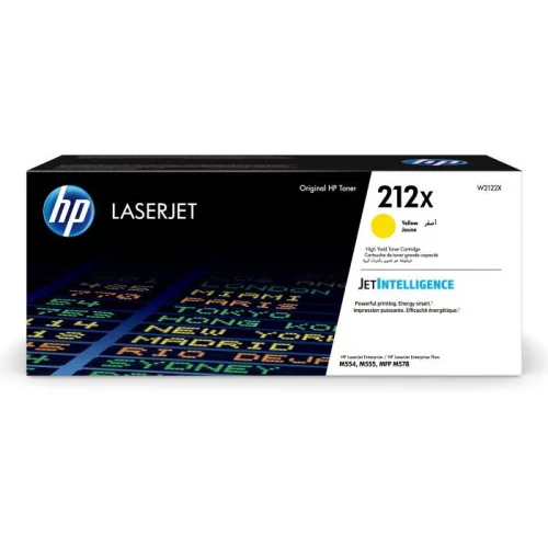 Картридж HP LaserJet 212X увеличенной емкости желтый (W2122X) (W2122X) Тонер-картридж/ HP 212X High Yield Yellow Original LaserJet Toner Cartridge (W2122X)