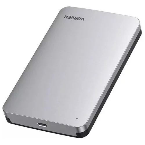 Бокс внешний для жесткого диска UGREEN CM300 (70499) 2.5-Inch SATA External Hard Drive Enclosure. Цвет: серый