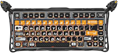 Игровая клавиатура/ Механическая клавиатура Gravastar Mercury K1 Pro BO BLK (6972448923804)