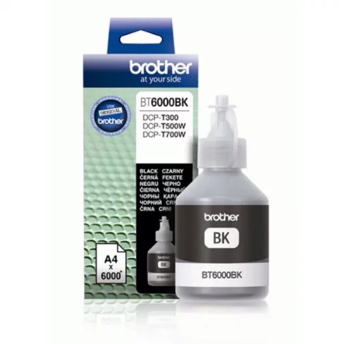 Картридж струйный Brother BT6000BK, черный, 6000 стр., для Brother DCP-T300/ T500W/ T700W