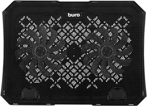 Подставка для ноутбука Buro BU-LCP150-B212 15 335x265x22мм 74.35дБ 1xUSB 2x 140ммFAN 480г металлическая сетка/ пластик черный